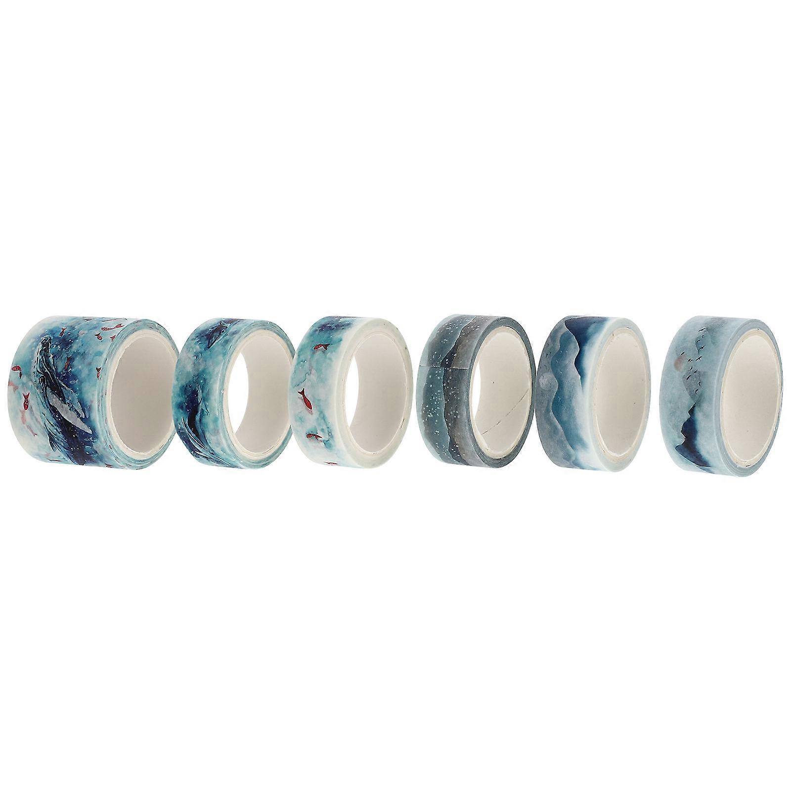 Scrapbook Glue Scrapbook Adhesive Tape for Book Multi Paper Material Used for Reusable 6 Rolls