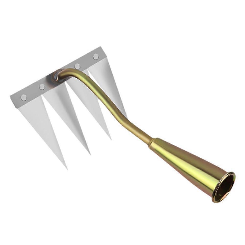 Manual Weeder Claw Remover Tool,Multifunctional Garden Hoe,Effective Uprooting Tool (4 Tooth)