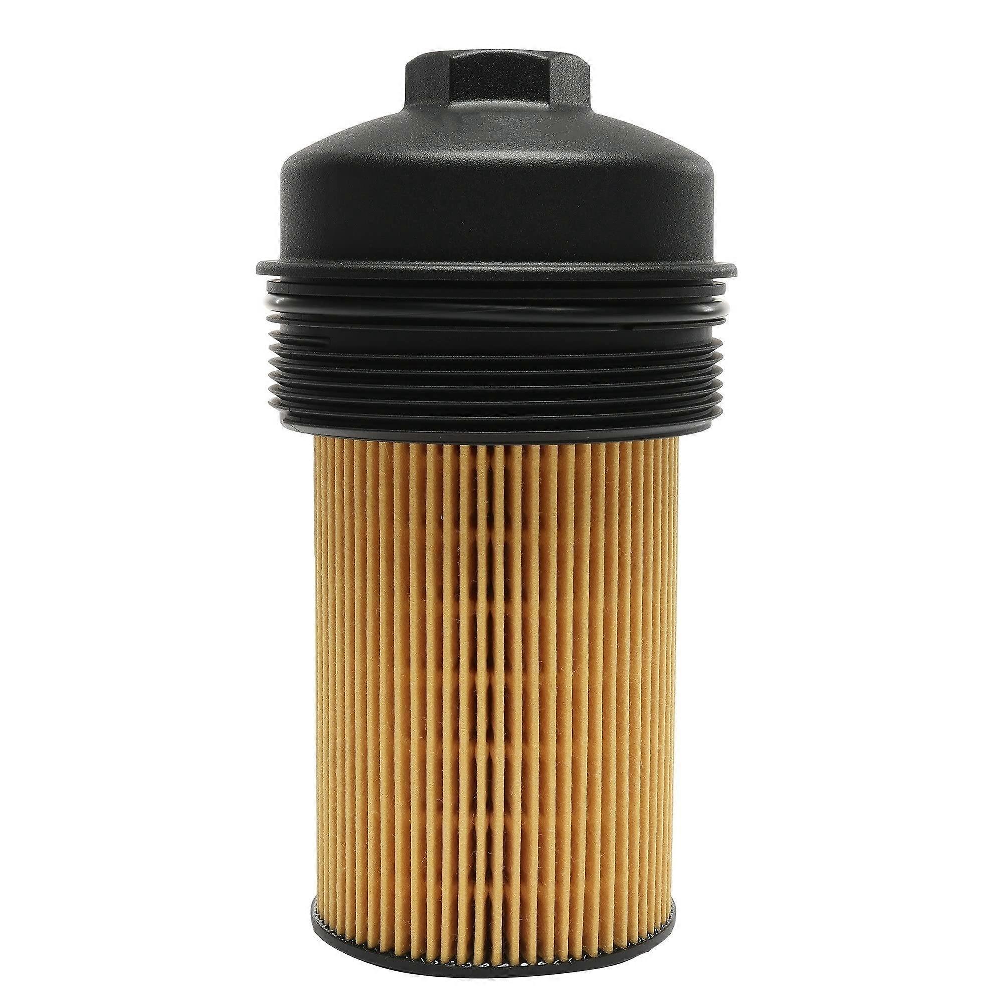 EC781 Oil Filter Cap And FL2016 Oil Filter Compatible With 0307 6.0L And 0810 6.4L Powerstroke F350 F450 F550 Super Duty And 0305 Excursion Ref: 1690