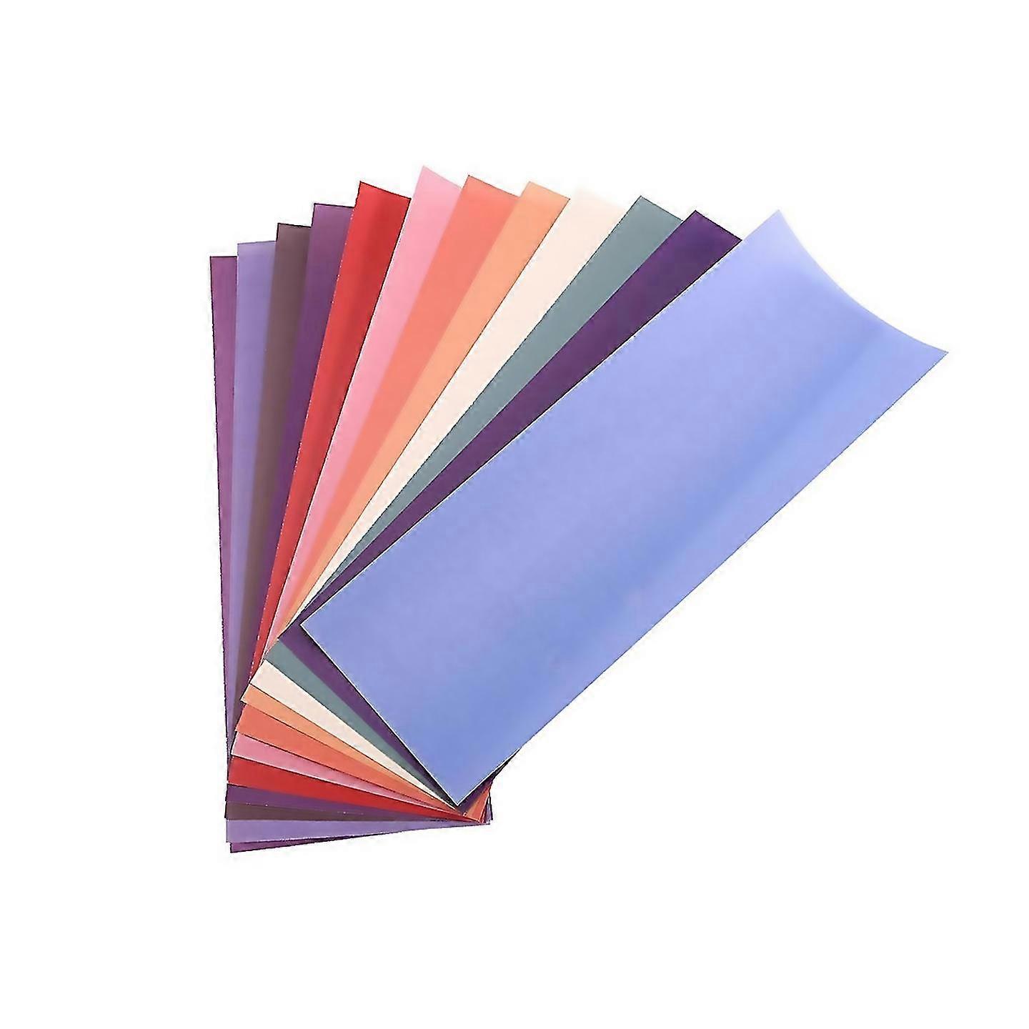 For 12 Pcs 12x45inch Solid Color Sublimation Transfer Sheets For Tumbler