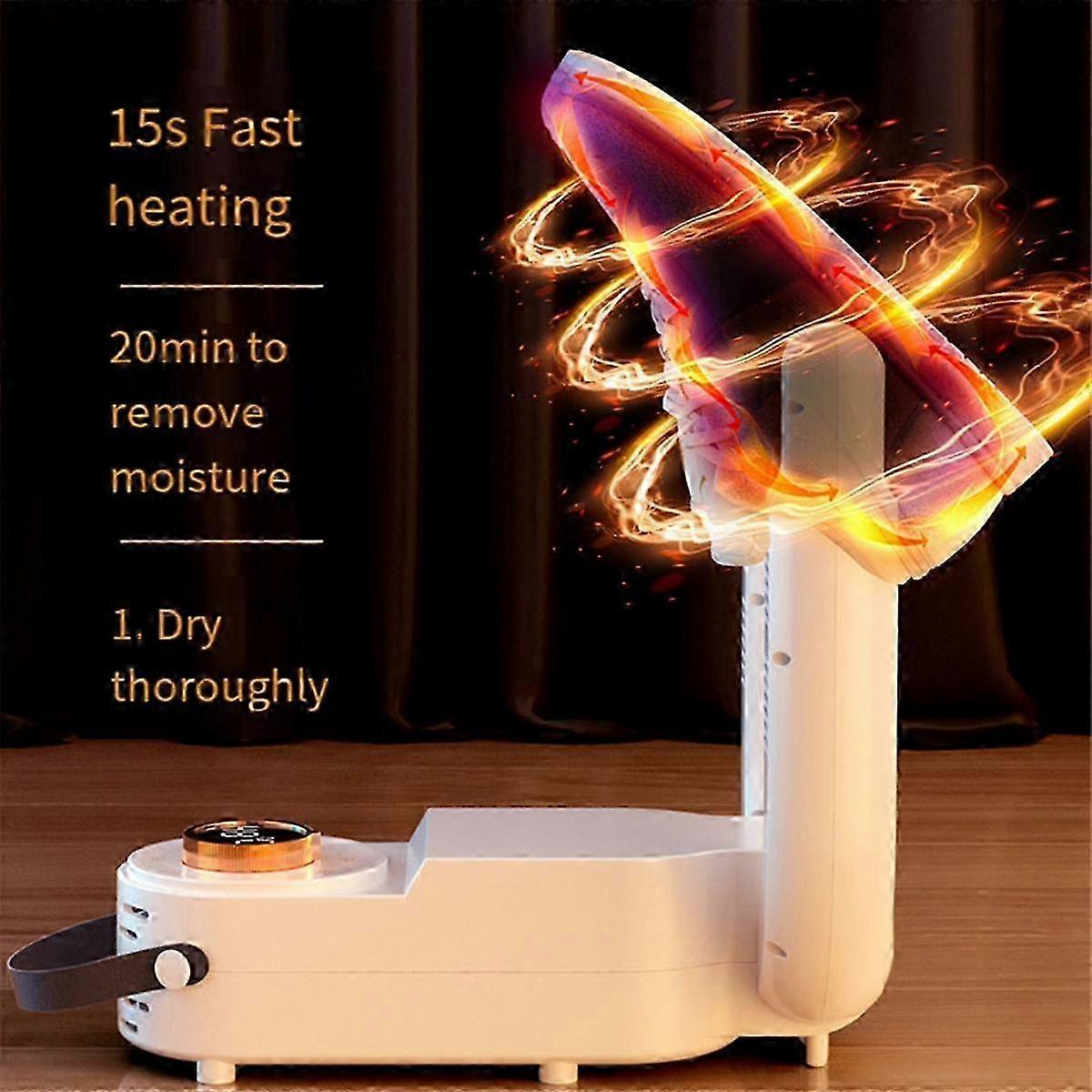 Electric Shoe Dryer Boot Warmer Shoe UV Foot Boot Dryer Eliminate Odor Fast Drying Boot Deodorizer Socks Dryer US Plug