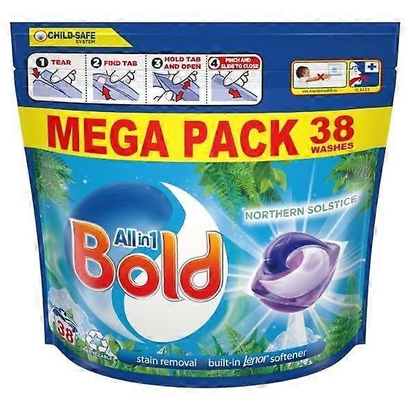 Bold Built-in Stain Removal & Lenor Softener Pods- Northern Solstice (38 washes)