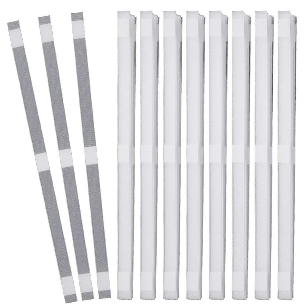 100Pcs Book Binding Tape, 12mm Thermal Glue Strips with Mesh Backing, Hot Melt Adhesive Glue Strips