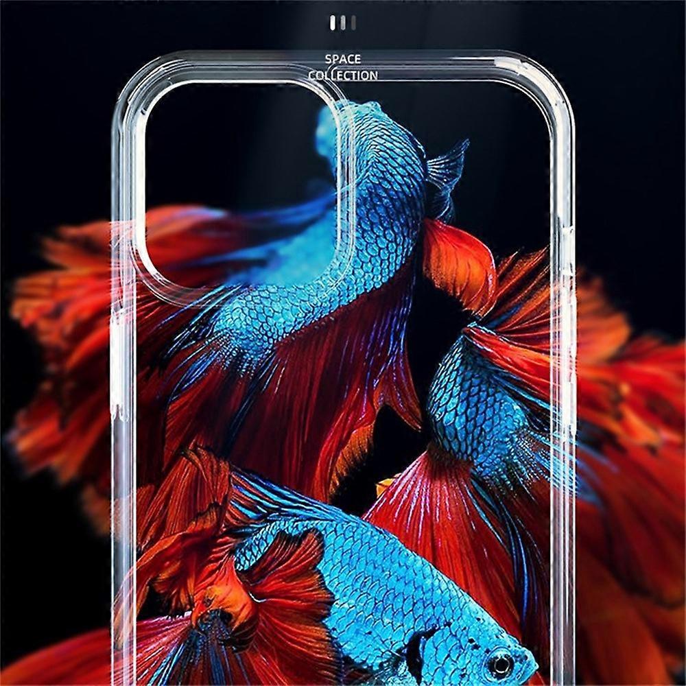 X-LEVEL Compatible For iPhone 13 Pro Clear Case PC + TPU Shockproof Phone Back Cover