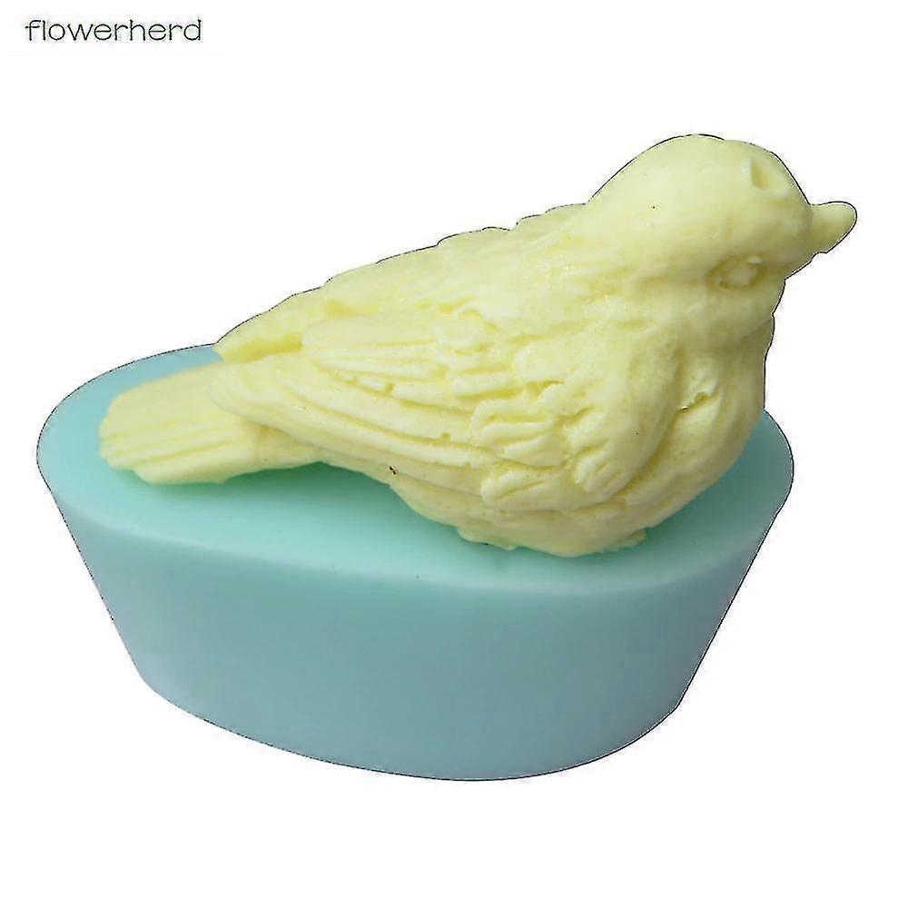 3D Bird Silicone Molds Sparrow Handmade Soap Mold