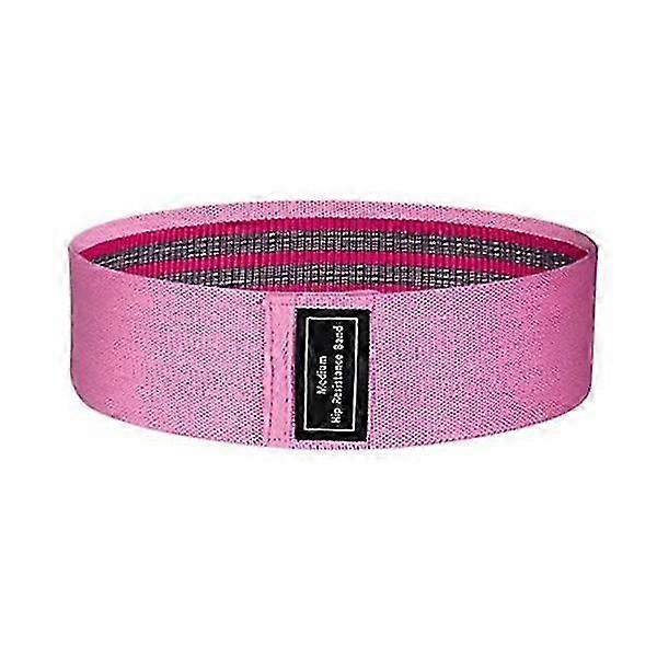 Resistance Bands, Loop Stretch Bands, Pull Bands, Level 3 Leg and Glute Exercise Bands 2 Pack (pink)