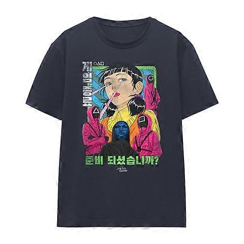 Squid Game Womens/Ladies Evil Group Anime T-Shirt