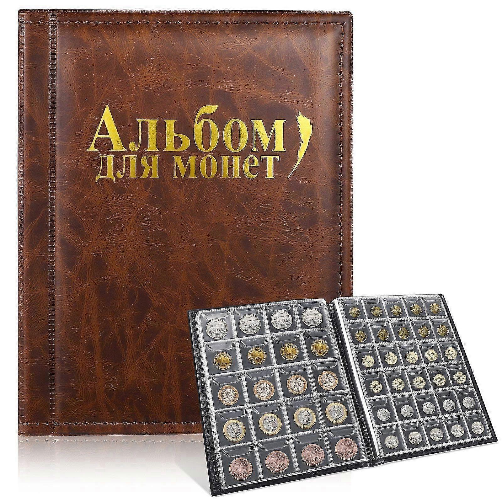 Coin Collection Book Holder Album Coins Display Storage Book Organizer for Coin Collections