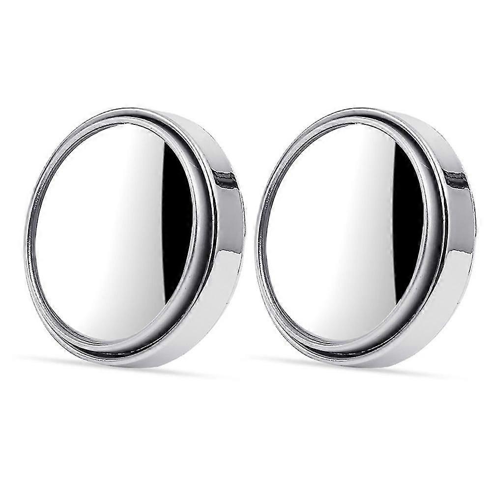 2pcs/set Car Blind Spot Mirror 360 Degree Adjustable Circular Blind Spot Mirror Suitable for Parking Rear View Mirror