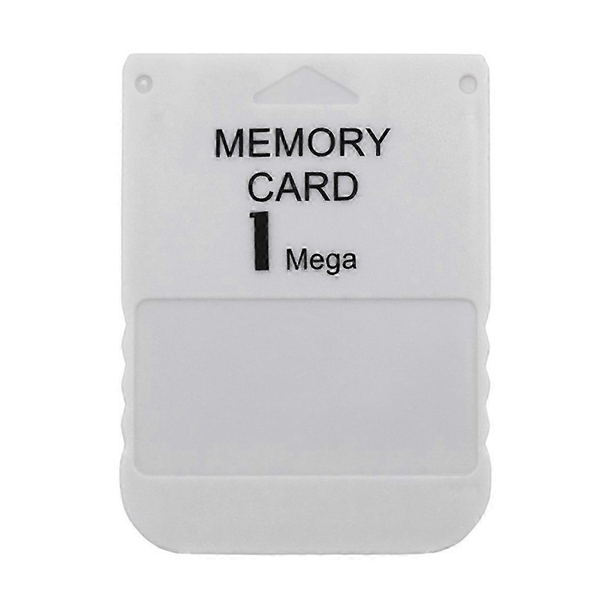 Memory Card for PS One Game Console - Save Game Data and Progress with 1MB Storage