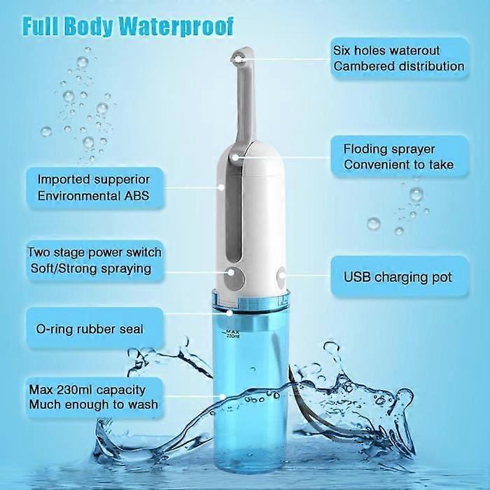 Toilet Bidet Electric Portable Handheld Bidet for Travel -YEA