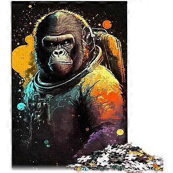 quebra-cabeça adulto Gorilla Unreal 300 Peças Quebra-cabeça Quebra-cabeça de Madeira para Adultos e Crianças Idade 6 Anos Acima Ótimo presente para adultosWD1914