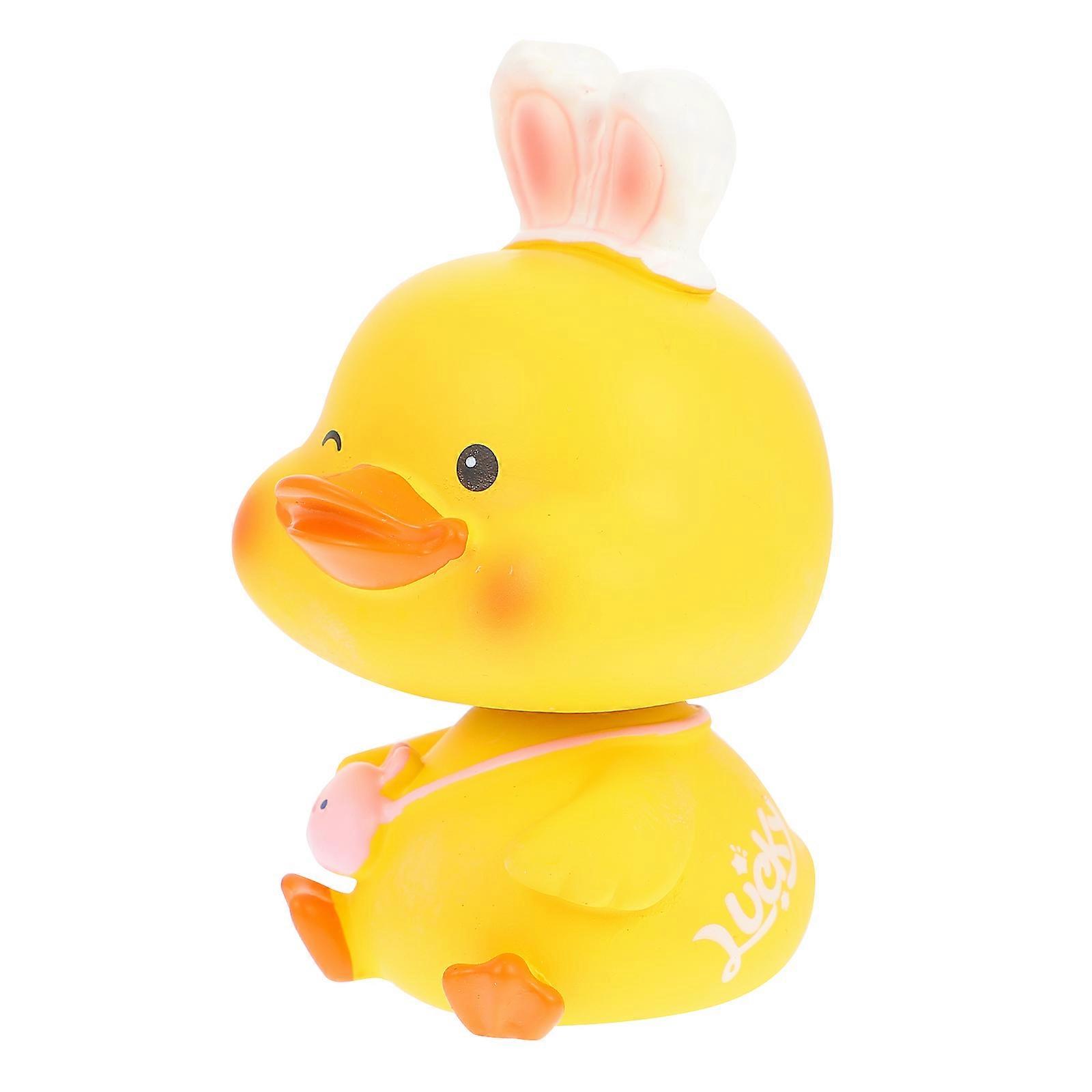 Shaking Head Doll Resin Ornament for Desktop