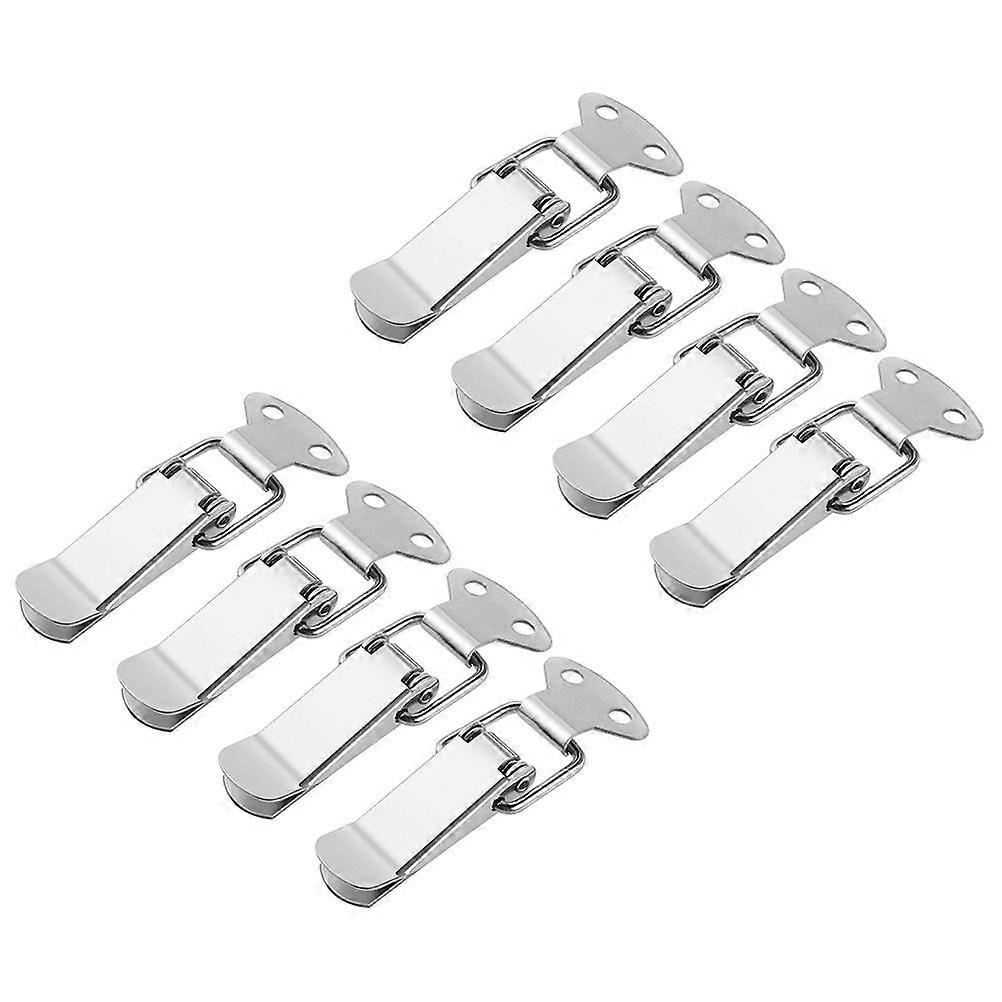 Wooden Case Buckle Stainless Steel Buckles for Box Use 8Pcs Metal Box Hasps