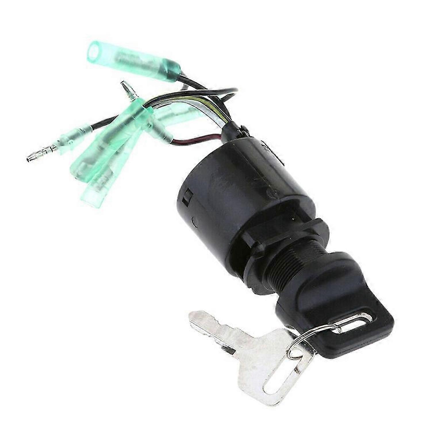 35100-ZV5-013 Ignition Switch Assembly with Key Replacement Fit for Outboard