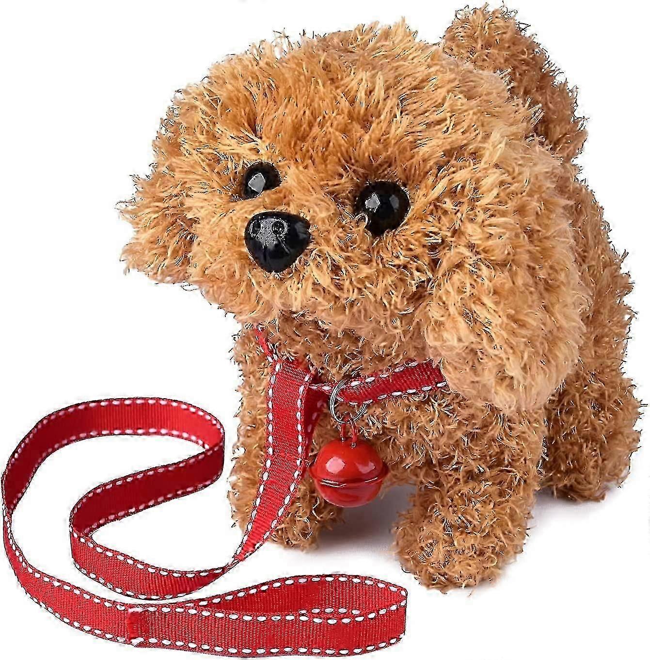 Plush Husky Dog Toy Puppy Electronic Interactive Pet Dog - Walking, Barking, Tail Wagging, Stretchin