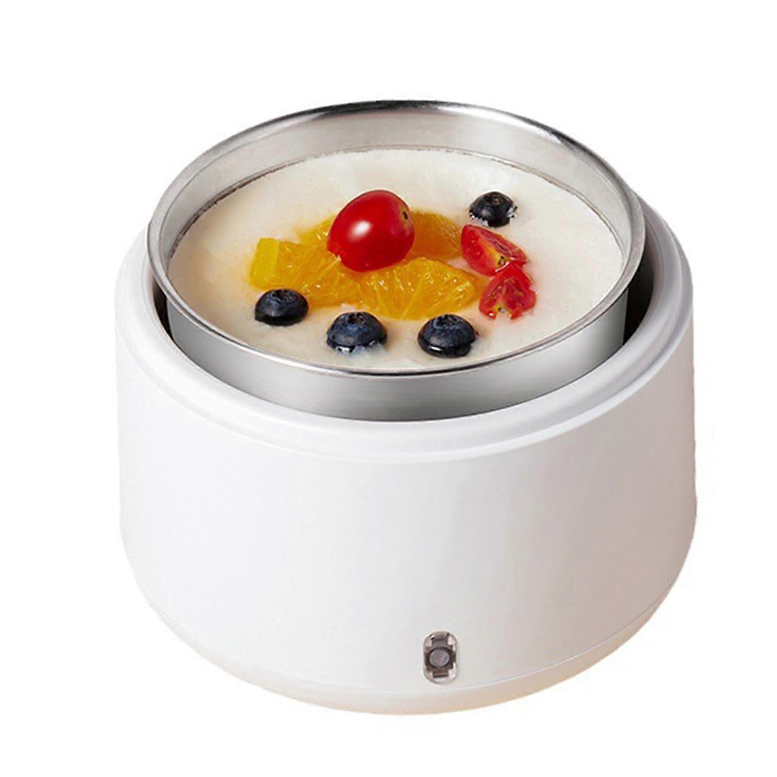 Yogurt Maker 20W Fully Automatic Multifunctional Yoghurt Maker With 1L Stainless Steel Liner For DIY Desserts