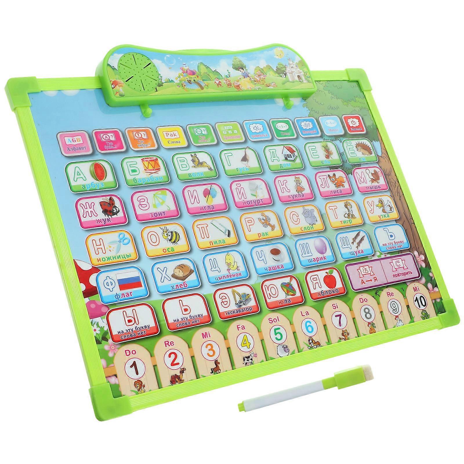 Learn Russian Alphabet Poster for Toddlers Russian Alphabet Learning Toy