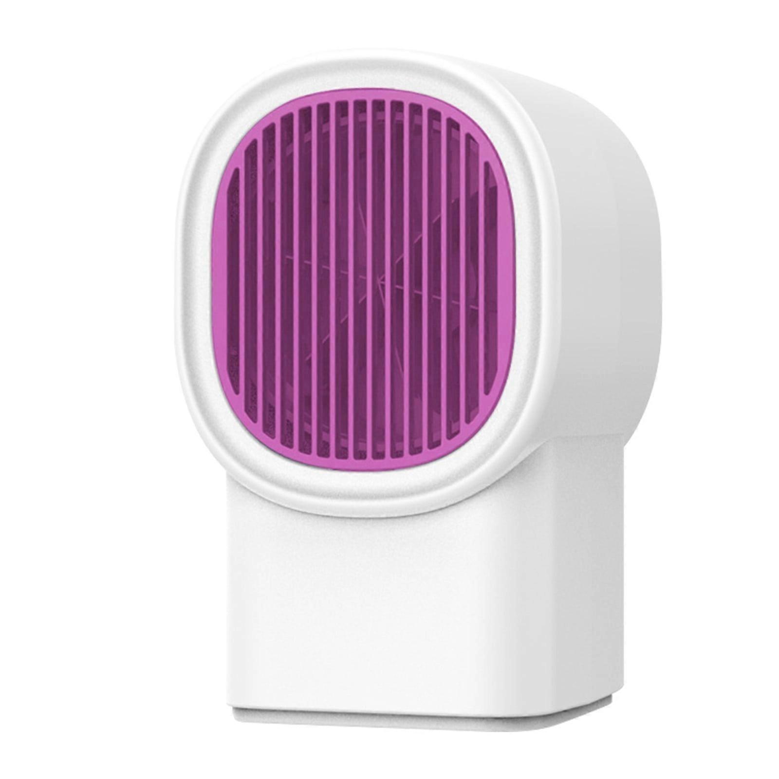 Portable Mini Space Heater with Overheating Protection, Low Noise Design, for Indoor Use - White