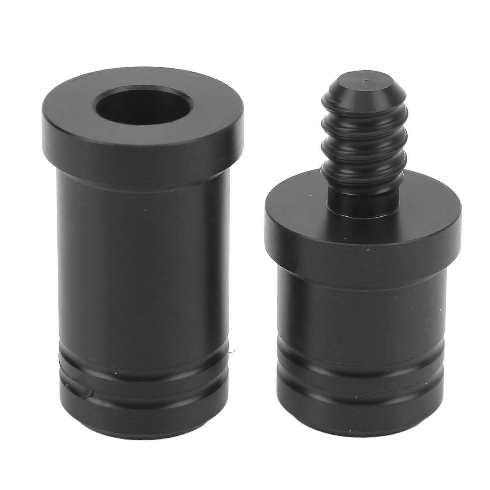 DSH 2PCS Billiard Cue Joint Protector Plastic Pool Cue Joint Stick Connector Guard End for MEZZ Black