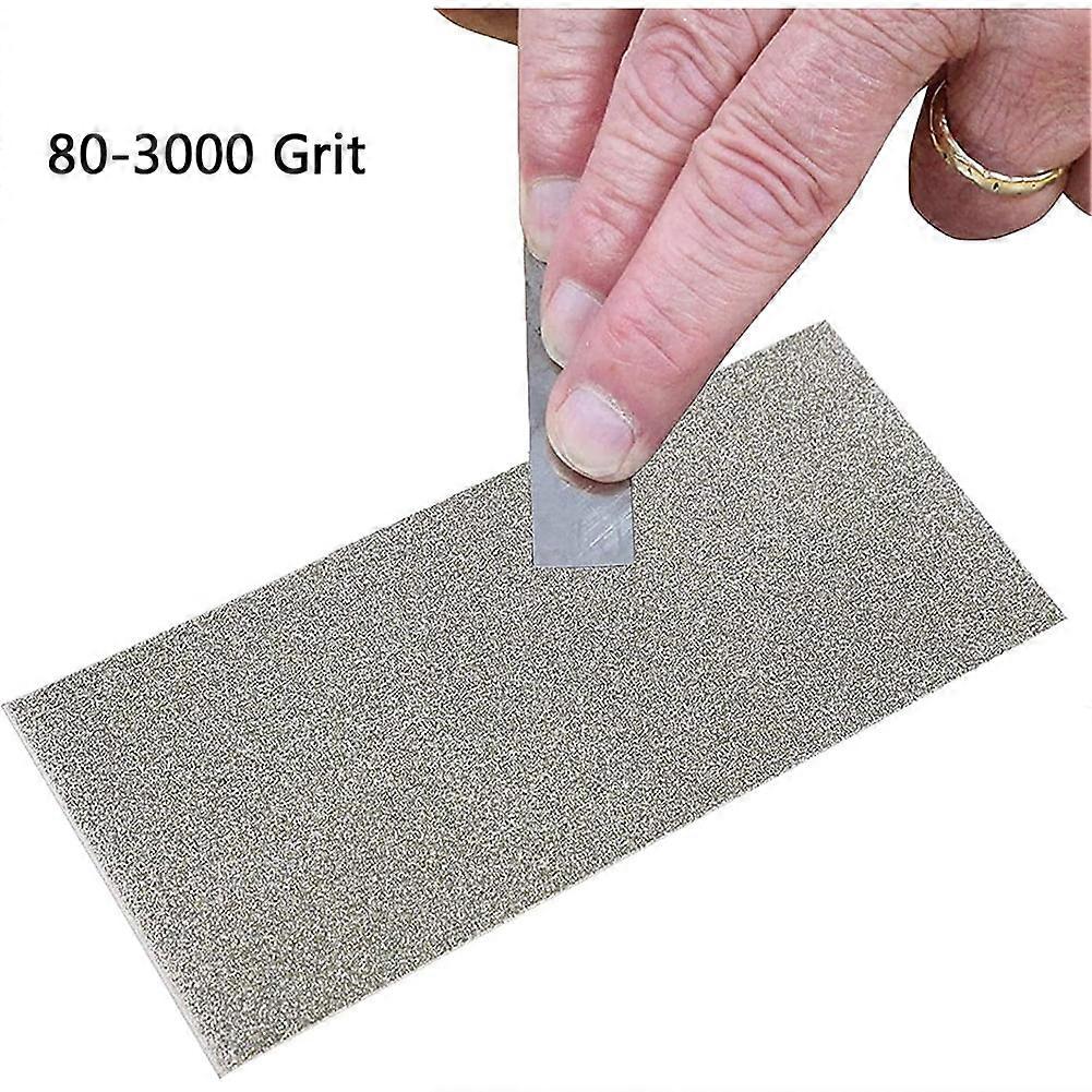 Yirtree Double Sided Diamond Sharpening Stone 80-3000 Grit Whetstone Knife Tool