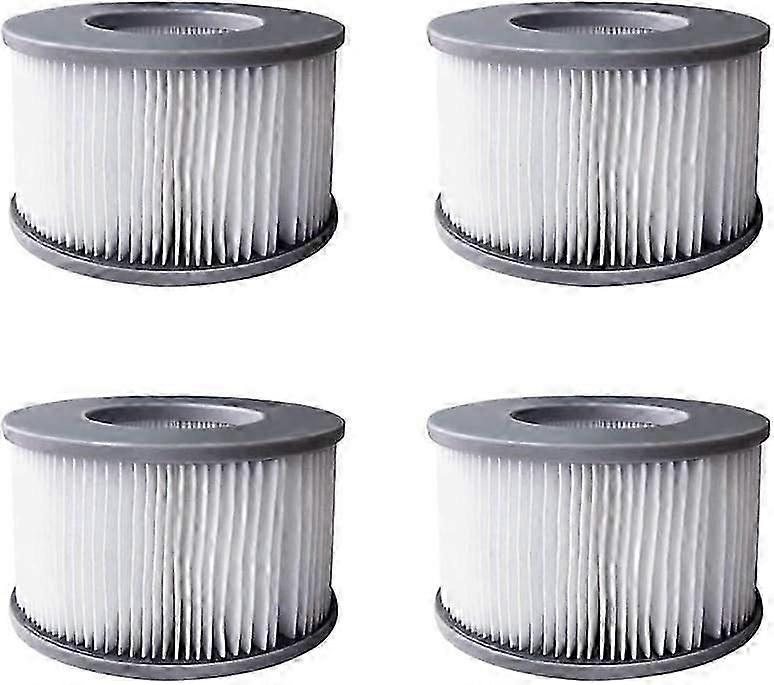 4st badtunnefilter för MSpa uppblåsbara pooler, filterpatronpump uppgraderad version