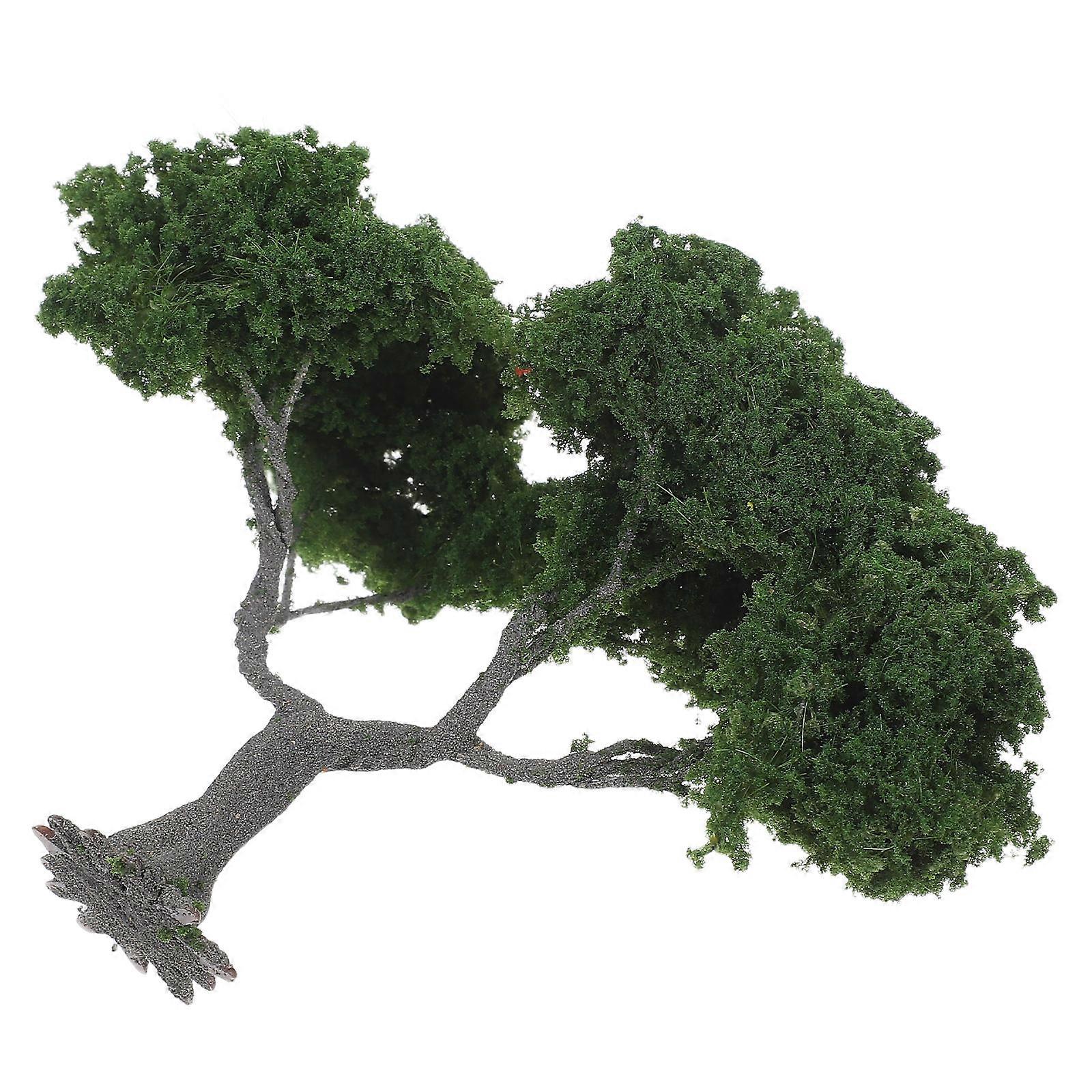 Artificial Miniature Model Trees for DIY Craft 3Pcs Green Scenery Decoration