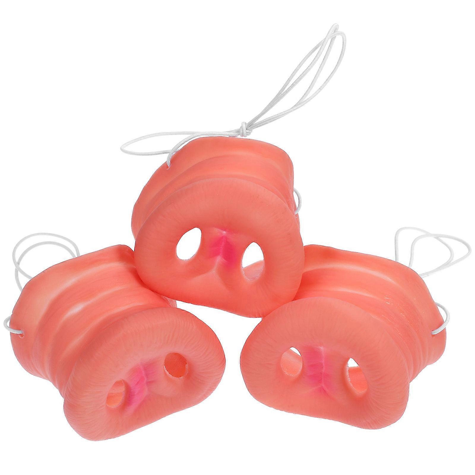 Simulation Pig Nose Masquerade Costume for Party Use 12Pcs Set