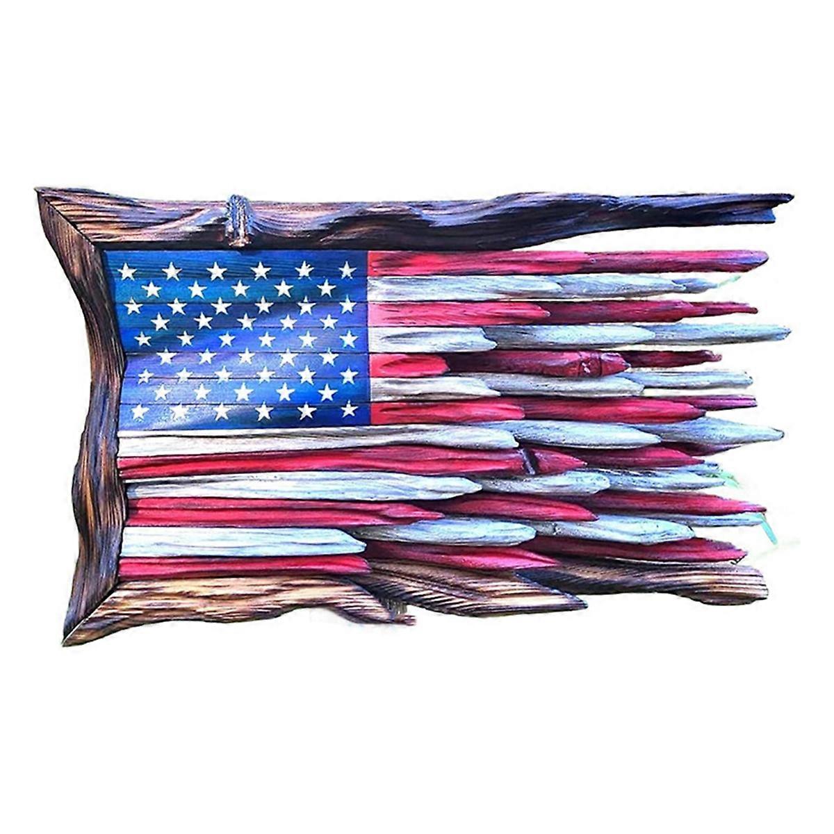 American Flag, Tattered Flagg, Flag With lights, Wood Flag,S