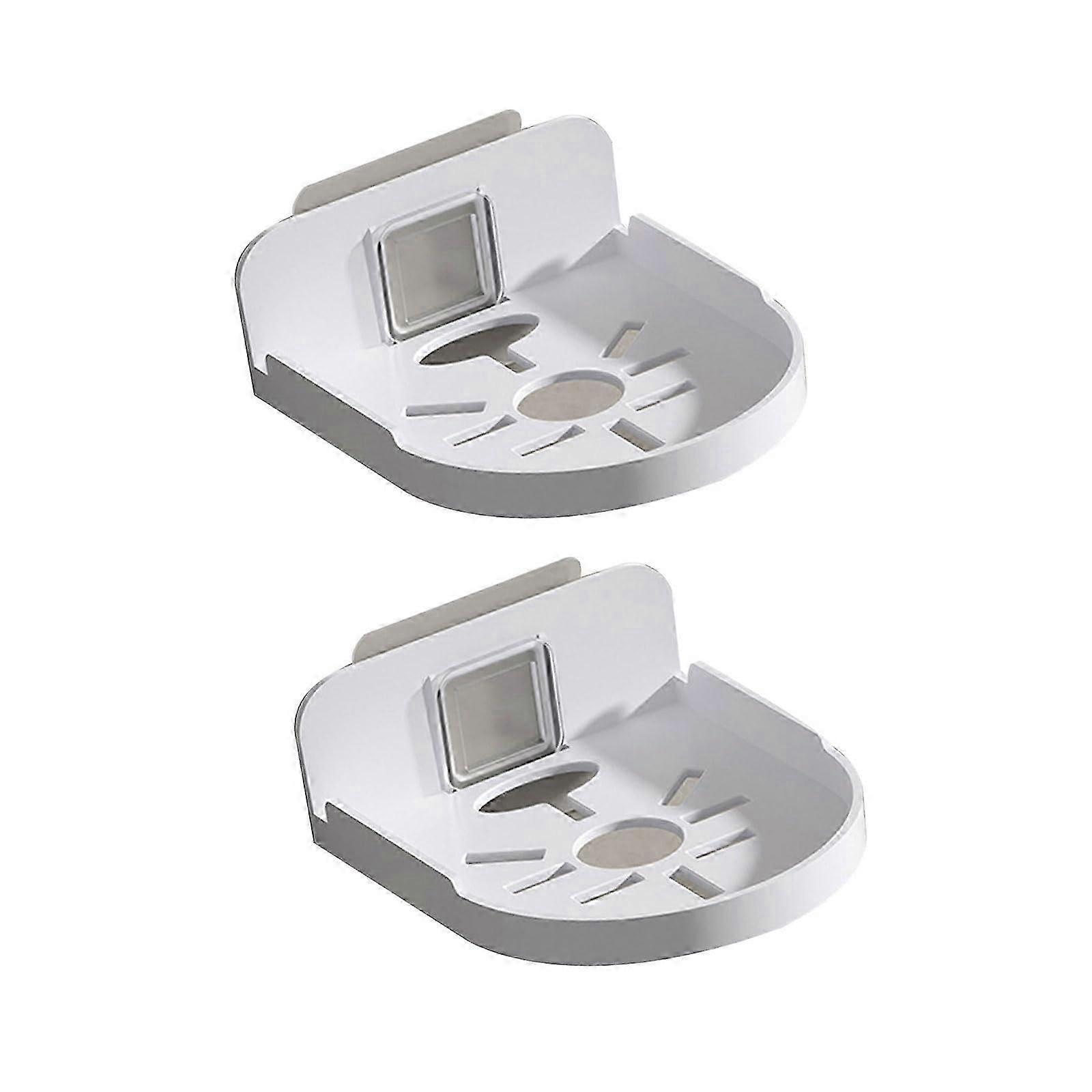 No-Drill Camera Mount in White, Easy Installation Without Wall Damage, Versatile Design for Various Camera Styles