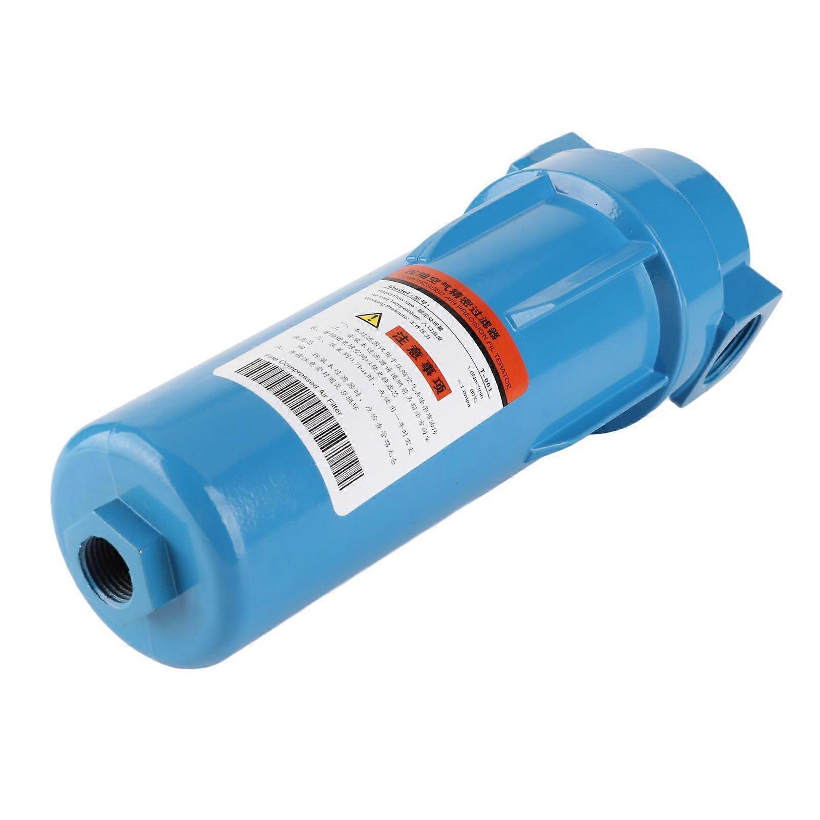 Compressor Filter Oil Water Separator T-001 3 Cm 1.0 MPa 1.5 ³/min Durable Replacement Part