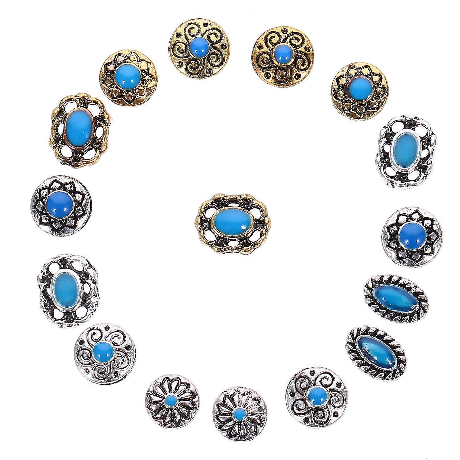 Artistic Touch Nail Charms 10 Sets Multi Color Decorative For Nails Retro Pattern Ideal For Birthdays And Celebrations