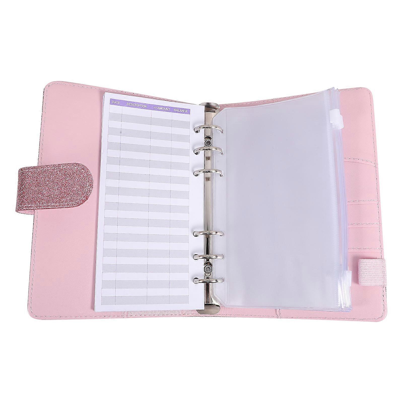 Money Saving Binder A6 Budget Notebook For Women In Assorted Color Rectangular Budget Planning 2 Sets
