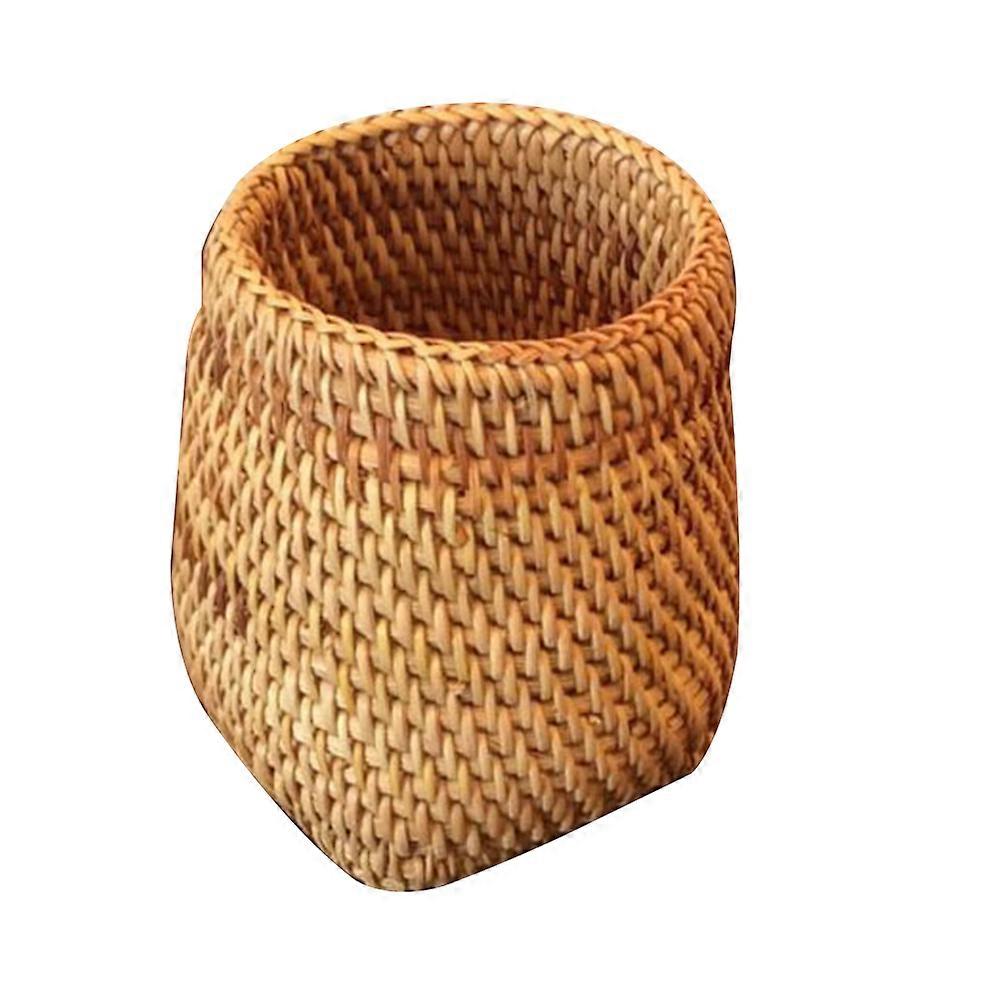 Handmade Rattan Woven Tea Set Storage Container for Home Use 3Pcs