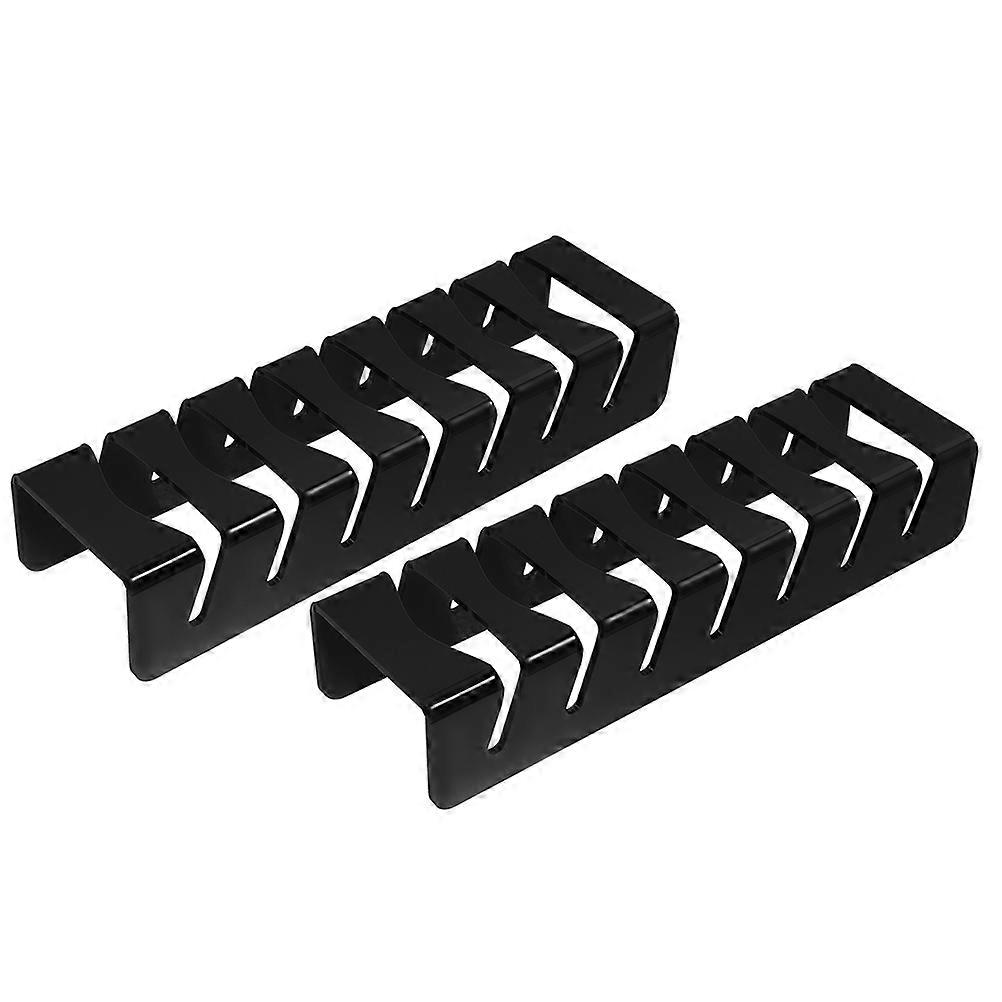 Hat Holder Acrylic Desktop Hat Organizer Rack for Storage 10Pcs