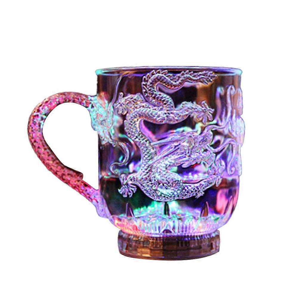 LED Flashing Acrylic Mug for Colorful Drinking 3Pcs Set