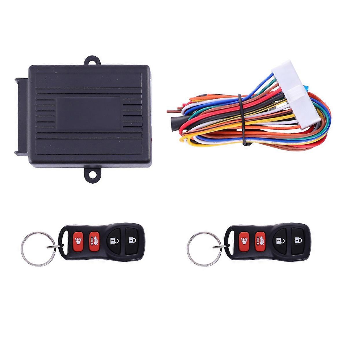 Anti Theft System Car Alarm with Remote Control 2Sets for Cars