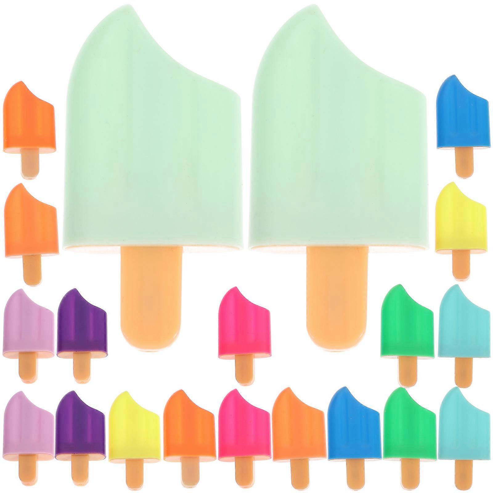 Colorful Highlighters Creative Popsicle Highlighters for Marking 20Pcs Set