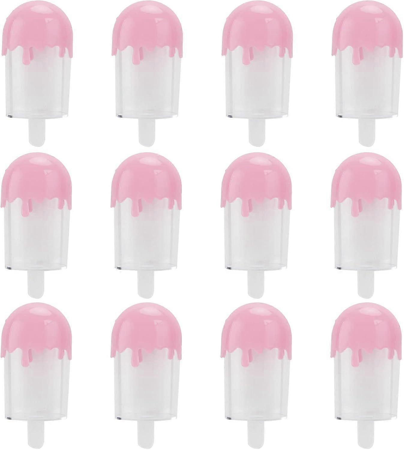 2025 Latest Model 12Pcs Plastic Candy Case - Ice Cream Shape Candy Storage