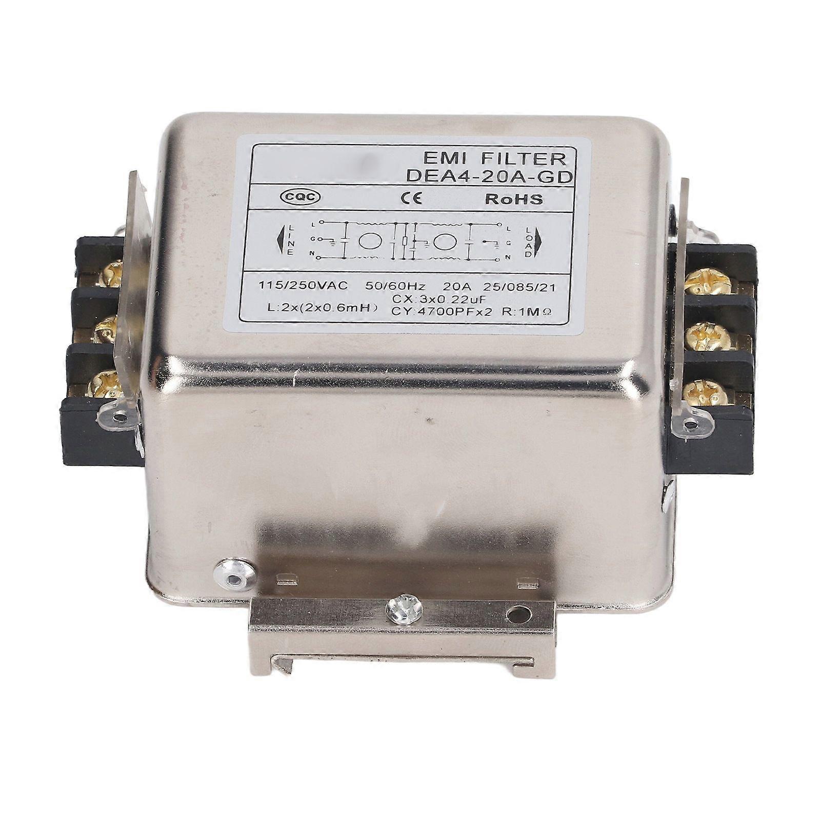 High quality  (GS18784) Double-pole filter rail power filter DEA4-20A-G...