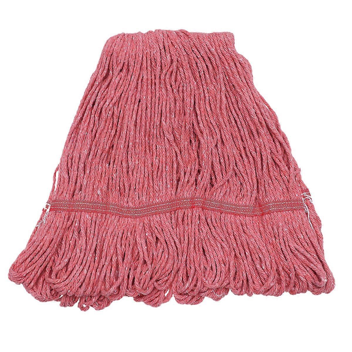 Mop Cloth Replacement Cotton Mop Head for Cleaning Use 1Pcs Practical Red Cloth