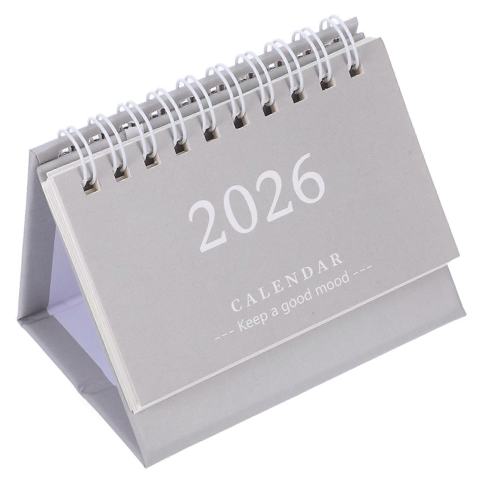 Desk Planner for Monthly Scheduling with 4Pcs 2026 Mini Desk Calendar