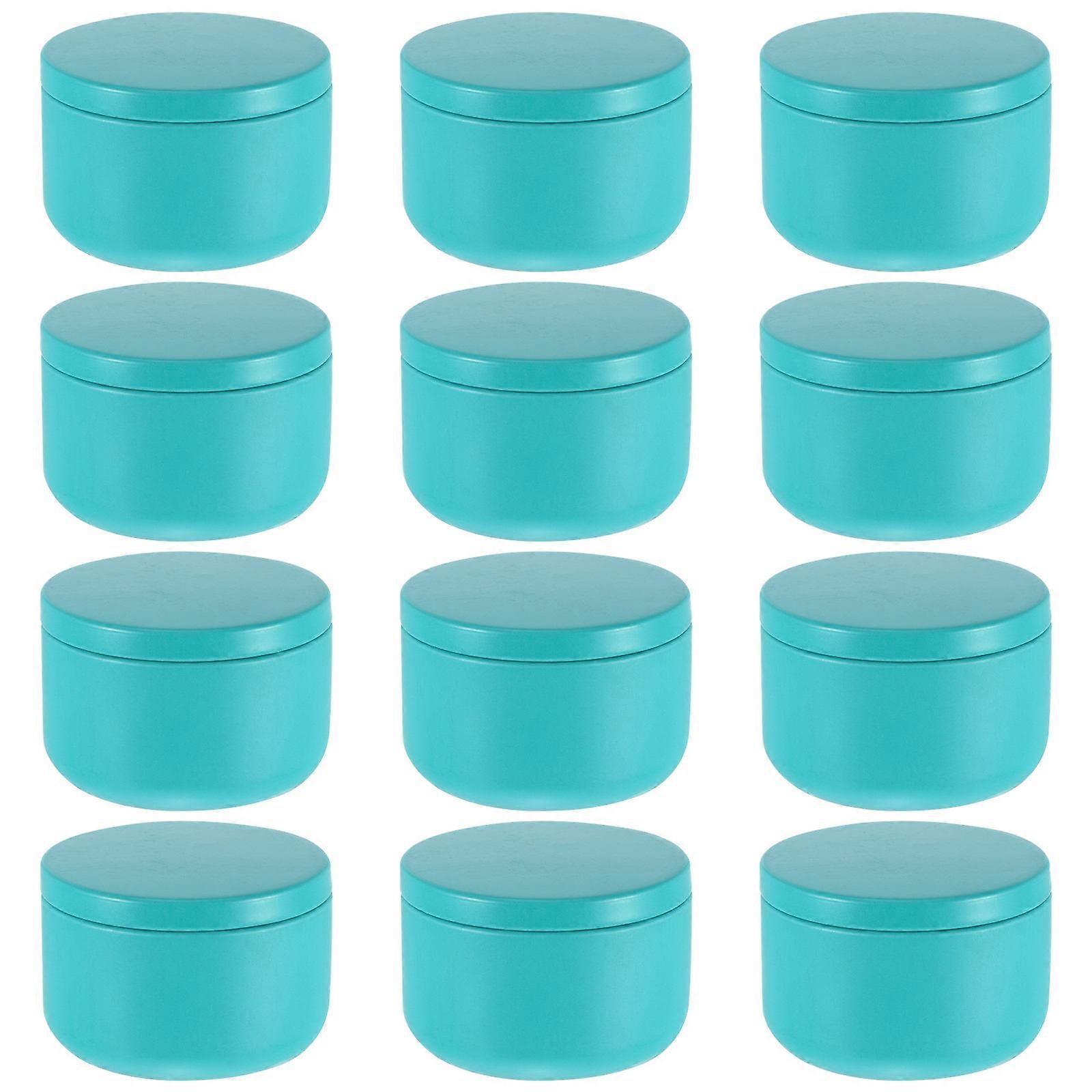 DIY Candle Tin Container Set 36Pcs Round with Lids for Candle Making