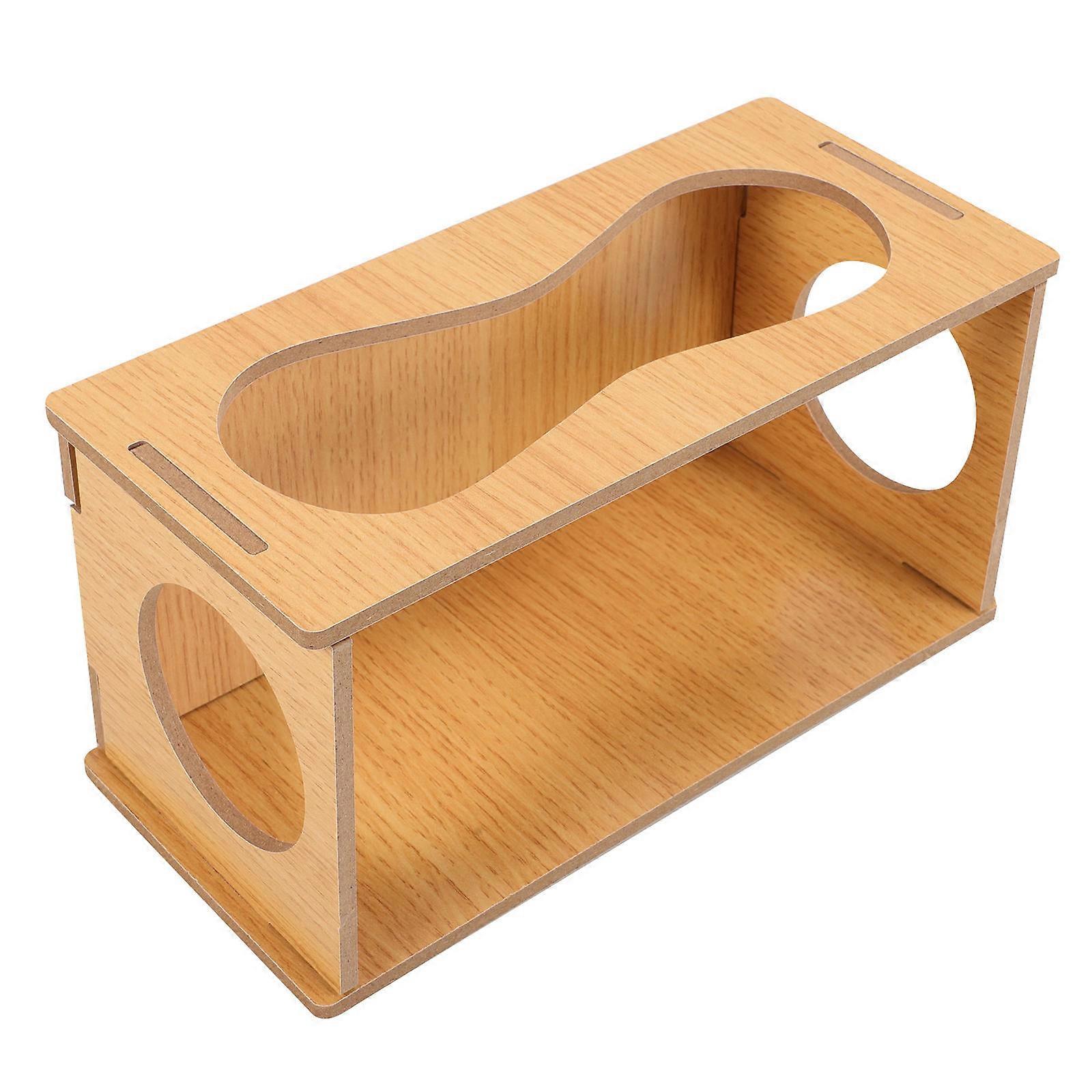 Hamster Wooden Hideout for Activity 2Pcs Solid Small Animal Hideout