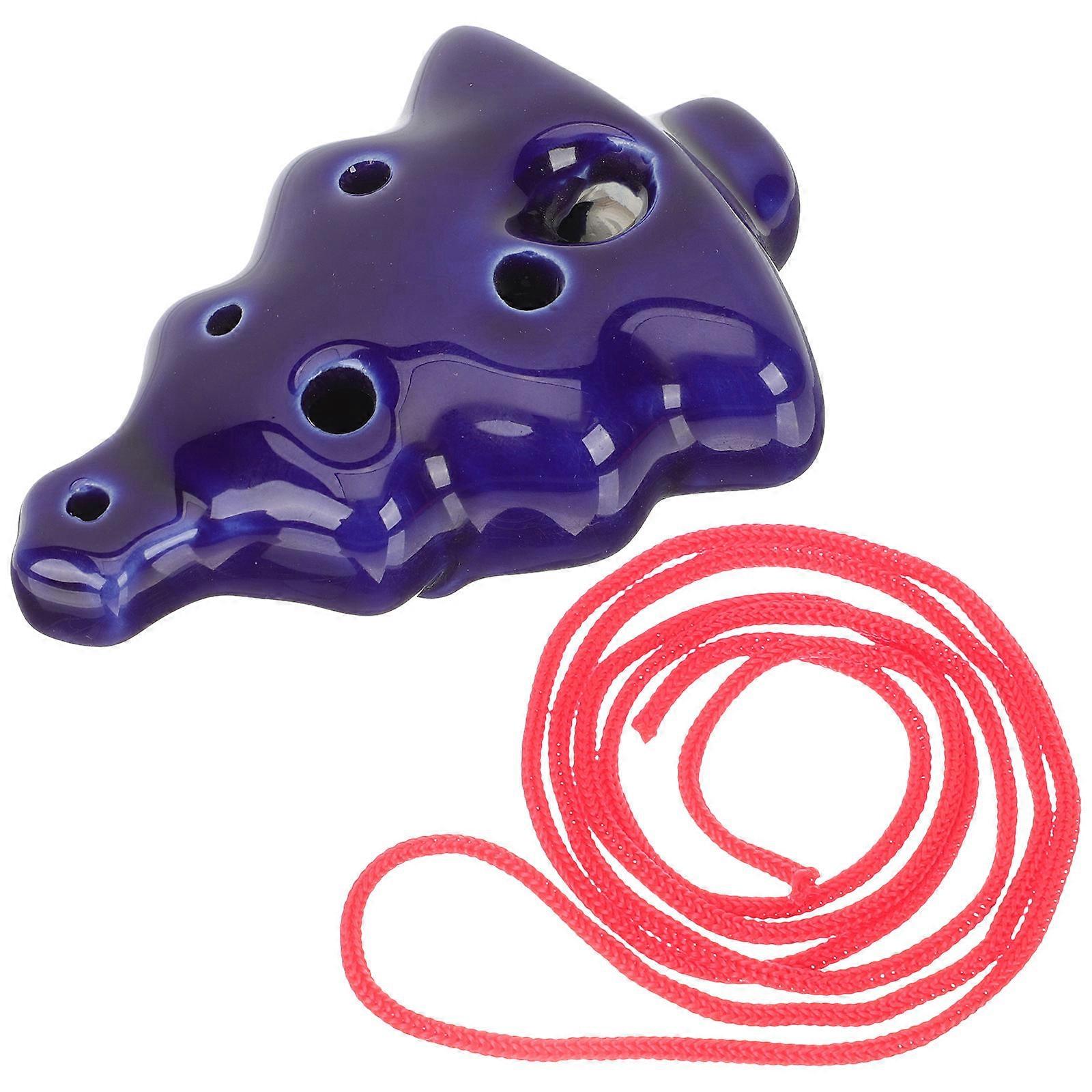 6 Holes Ocarina Musical Instrument for Beginners Practice 5Pcs Set