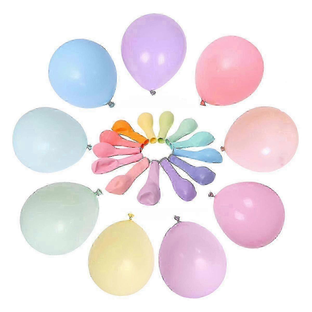 100pcs Macaron Colored Balloons For Birthday Christmas Decoratios