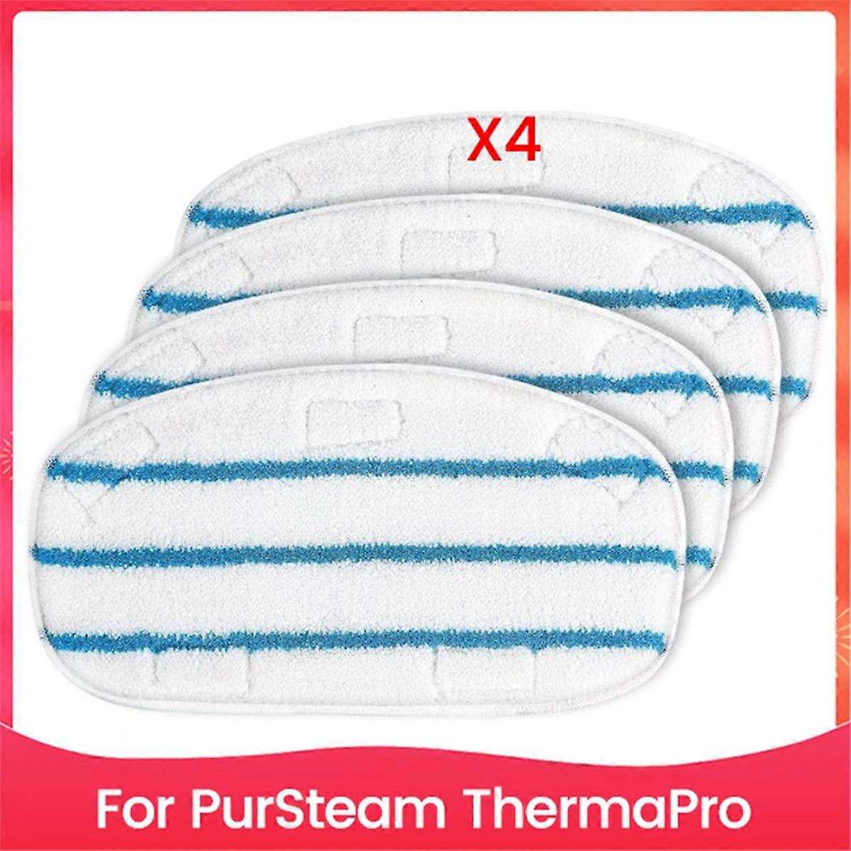 For ThermaPro 10-in-1 Steam Mop Cleaner Microfiber Pads