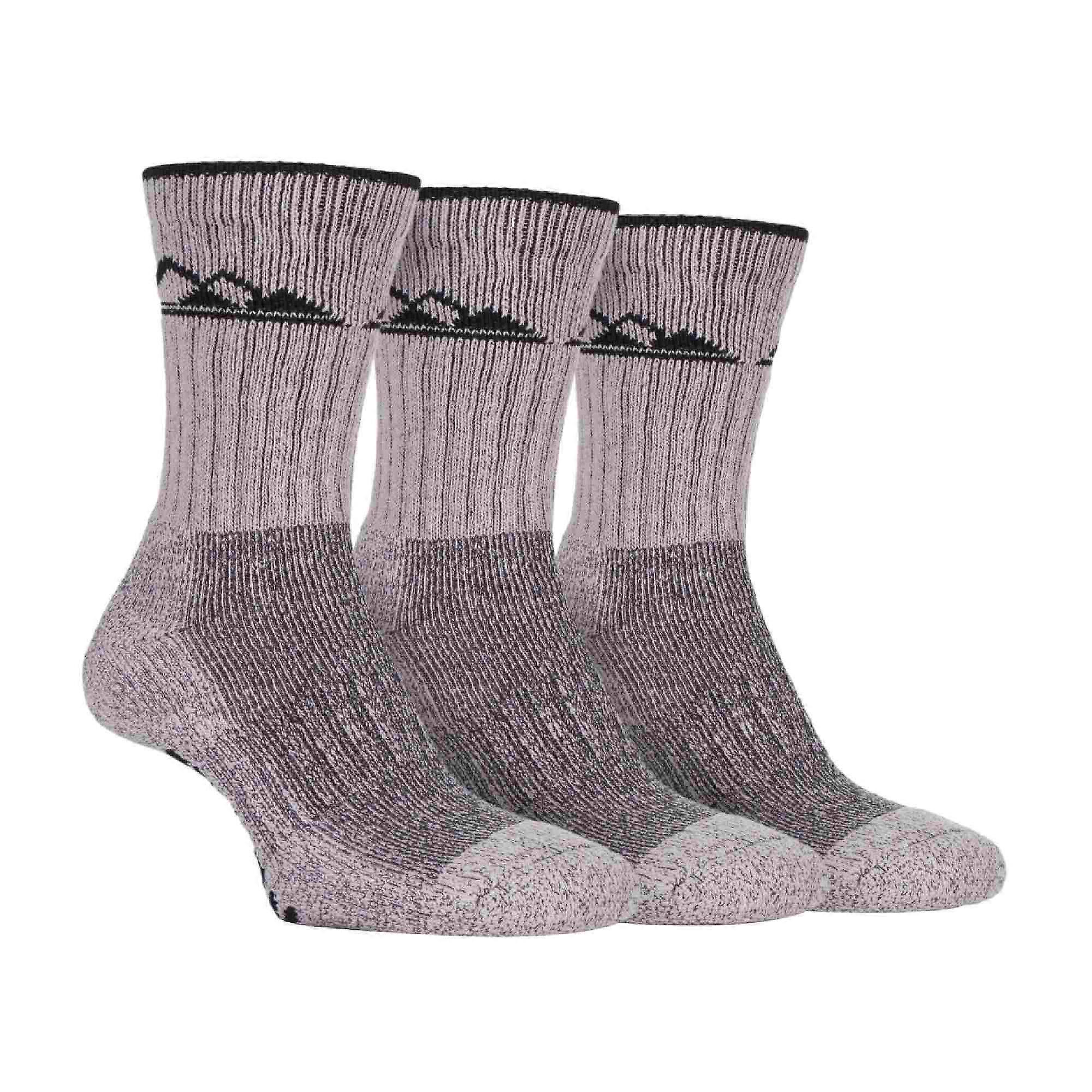Storm Bloc - 3 Pack Ladies Breathable Cotton Hiking Socks
