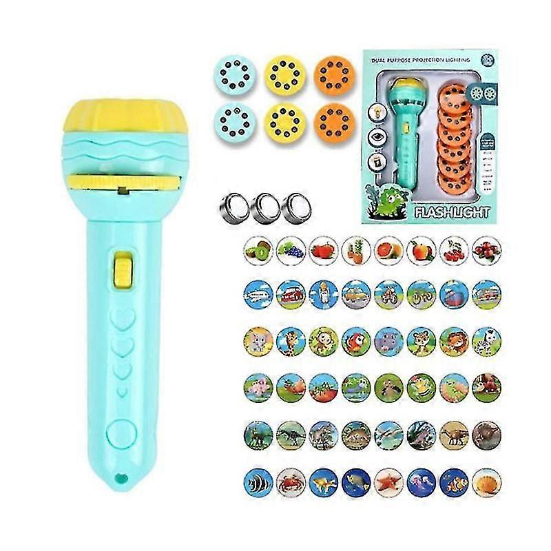 Children Projector Torch Projection Light Kids Educational Learning Xmas Gift