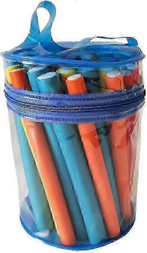 42-Piece Hair Flexi-rods & Curling Rod Set: Flexible Twist-Flex Foam Rollers, No Heat Hair Styling Tools for Effortless Curls2025